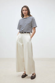 Martilo Striped tee-shirt with open back