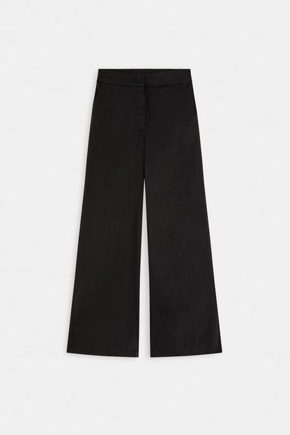 Jet Plain Black Wide-Leg Pants