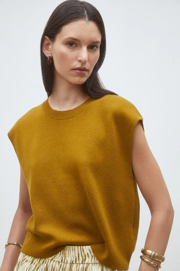 Plama Plain Sleeveless Jumper