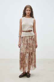 Parikia Openwork knit top