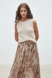 Parikia Openwork knit top