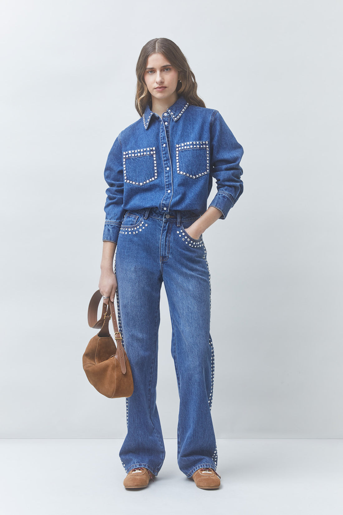 Rolling Fancy sequined jeans