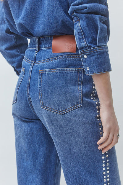 Rolling Fancy sequined jeans