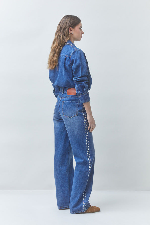 Rolling Fancy sequined jeans