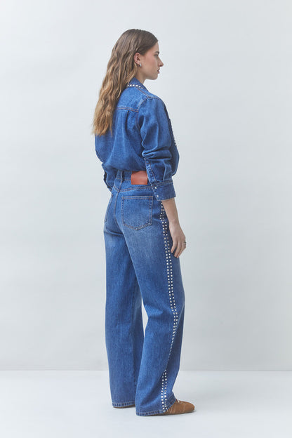 Rolling Fancy sequined jeans