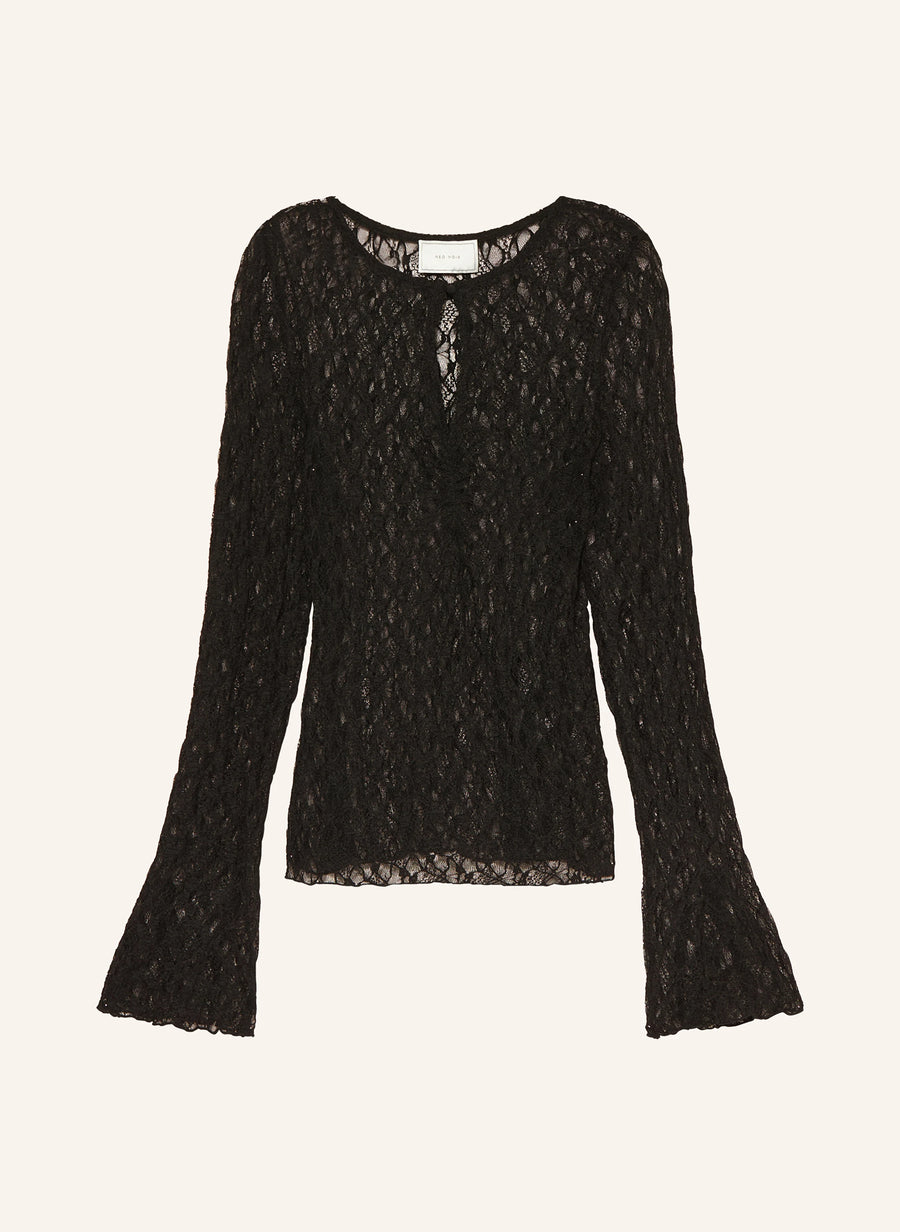 Lace Long Sleeved Shirt