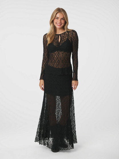 Lace Long Sleeved Top