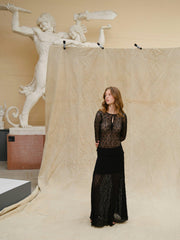 Lace Long Sleeved Top