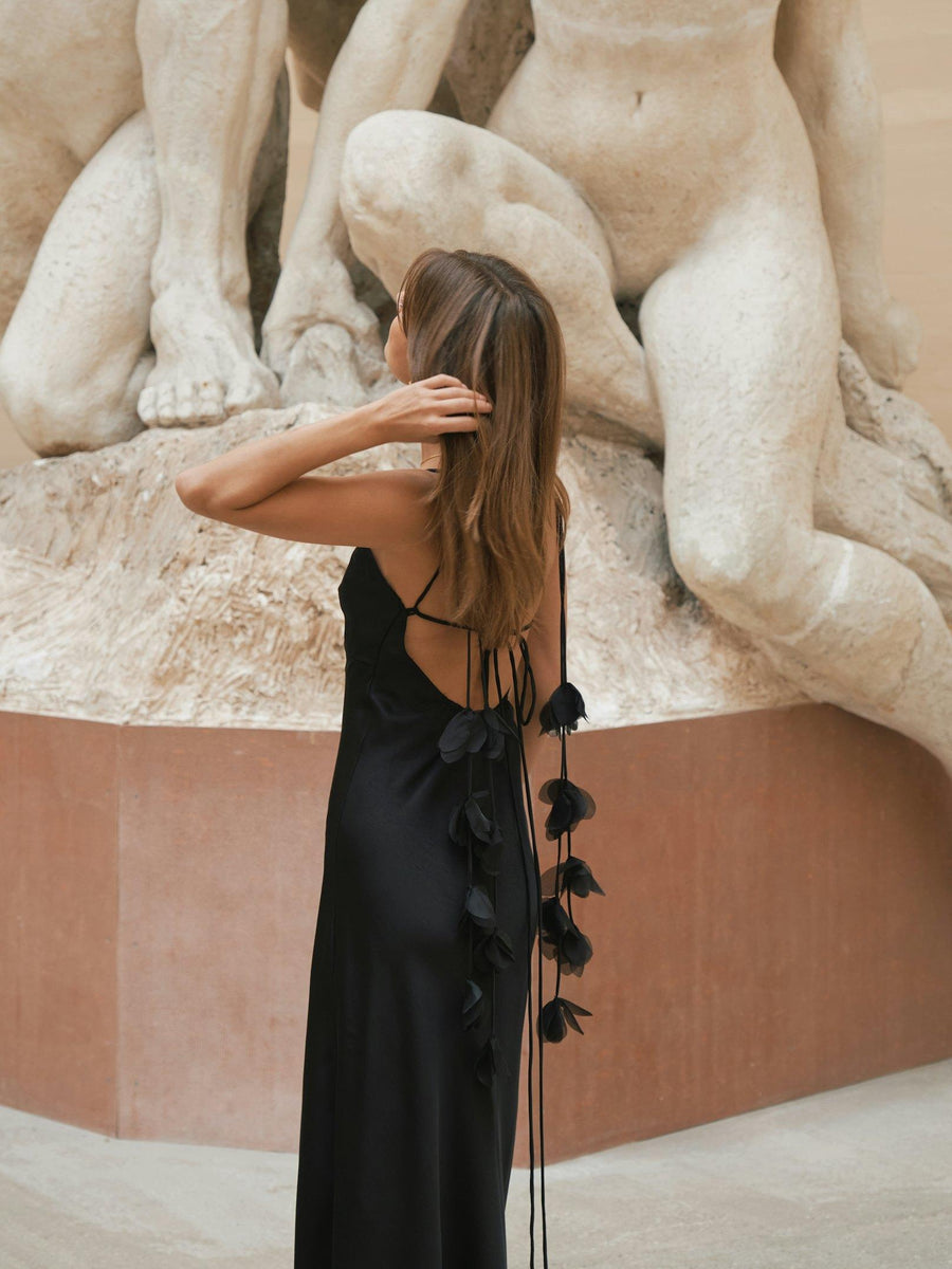 Open Back Maxi Dress