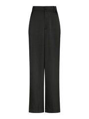 Satin Embellished Black Pants