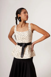 Coosy Mika Polka Dots Top