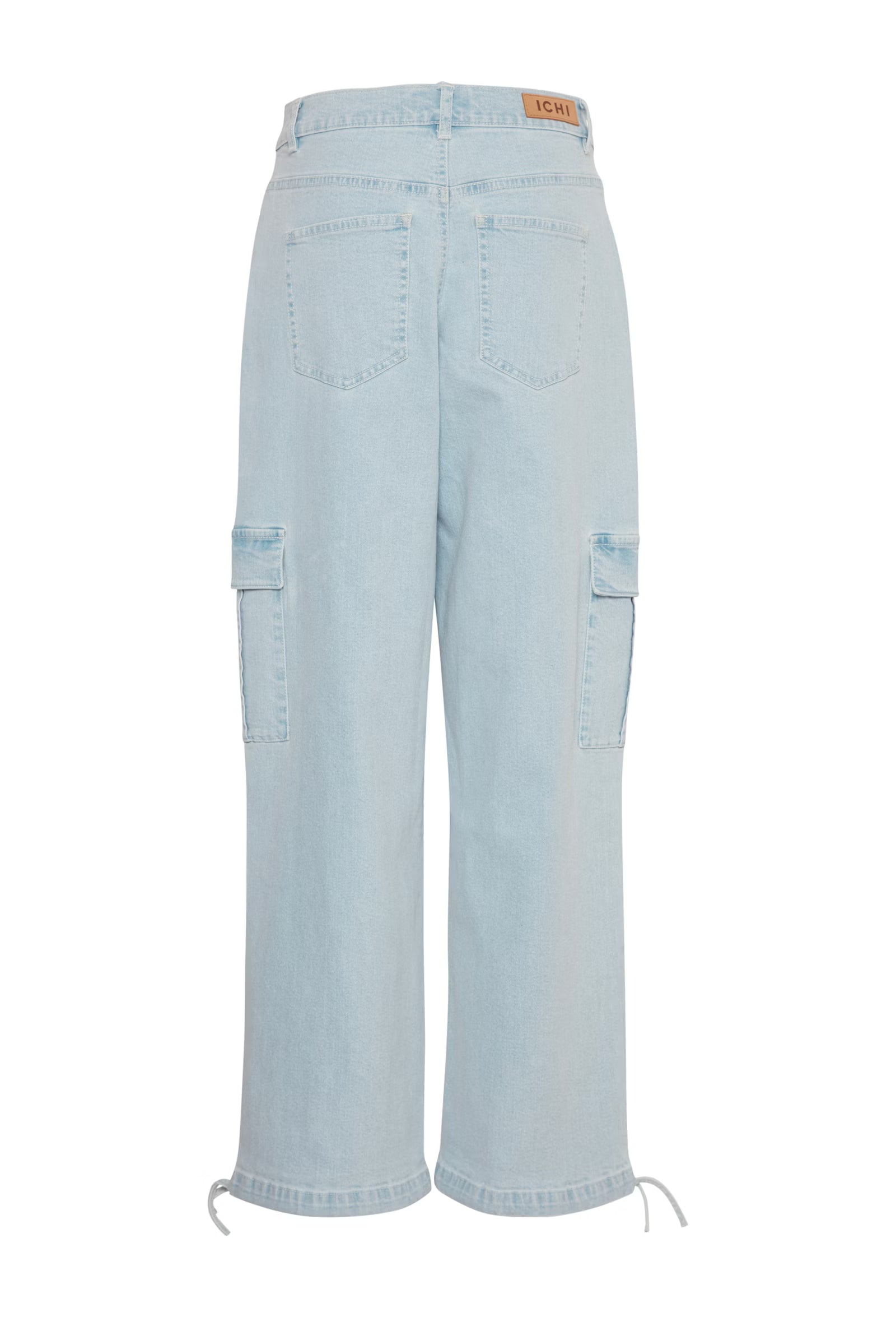 Light Wash Jeans with Side Pockets