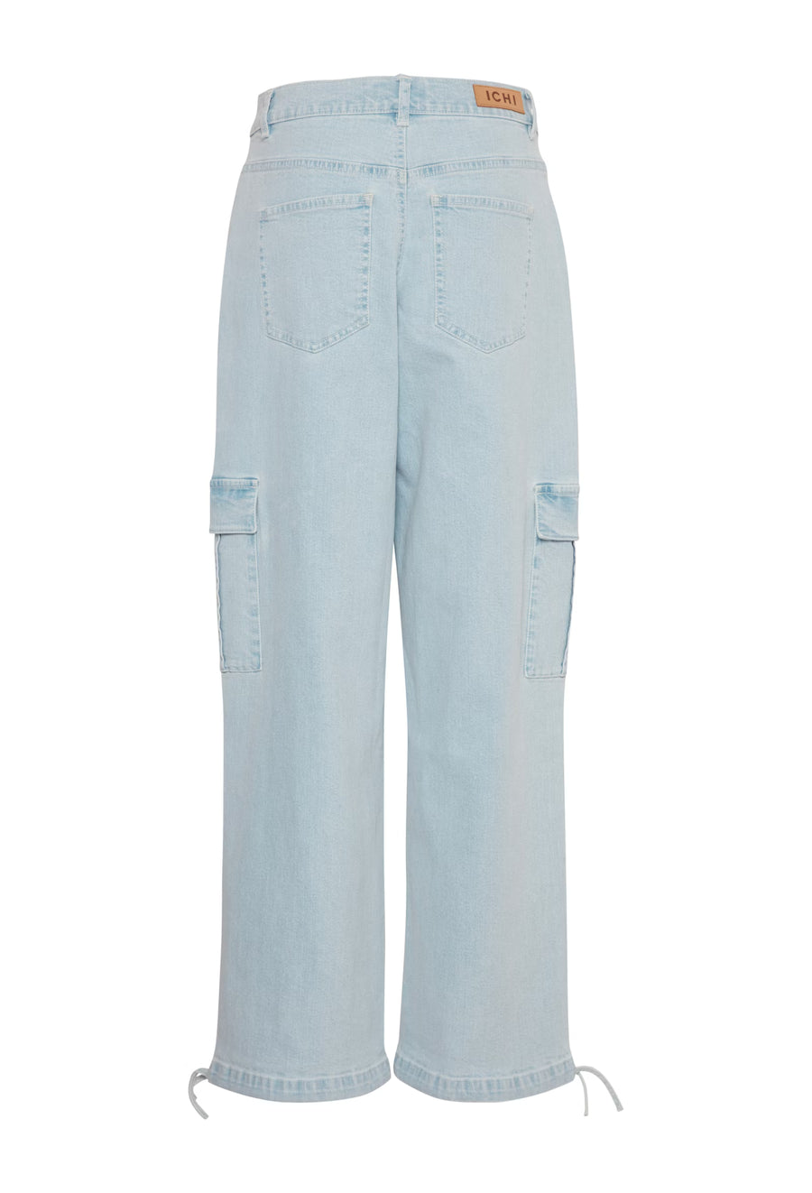 Light Wash Jeans with Side Pockets