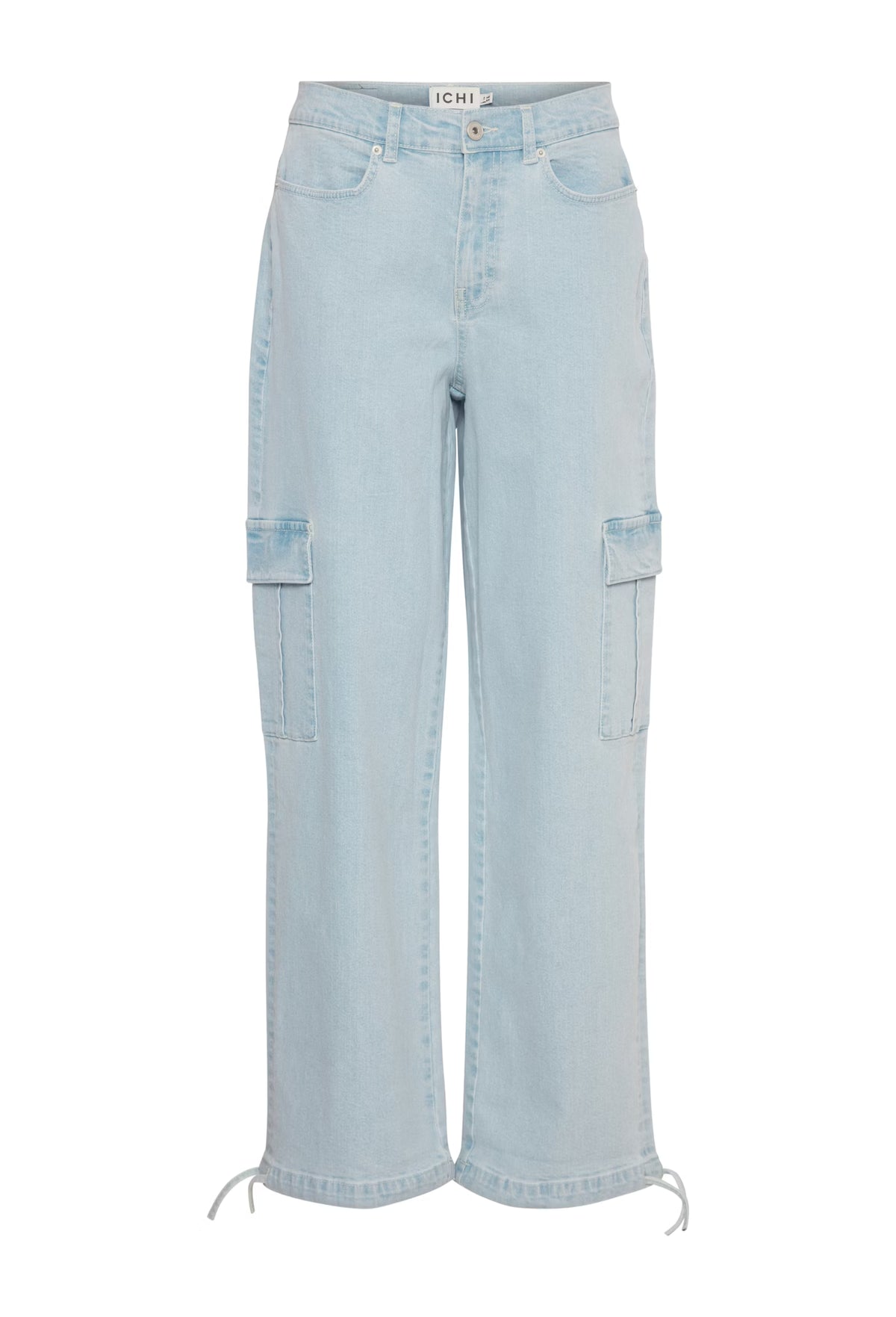 Light Wash Jeans with Side Pockets