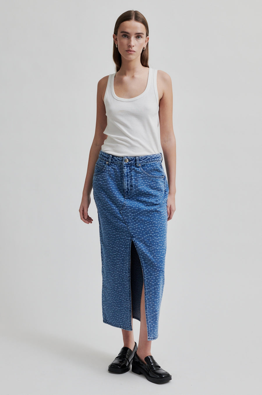 Second Female Angola Denim Skirt