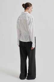 Oversized Shirt with Eyelets