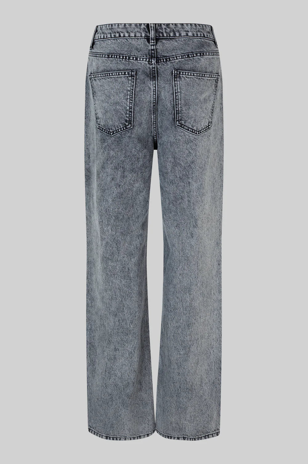 Bedazzled Denim Grey Pants