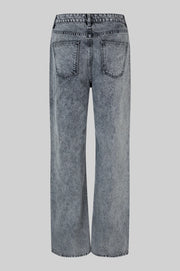 Bedazzled Denim Grey Pants