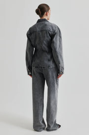 Grey Denim Jeans and Denim Set
