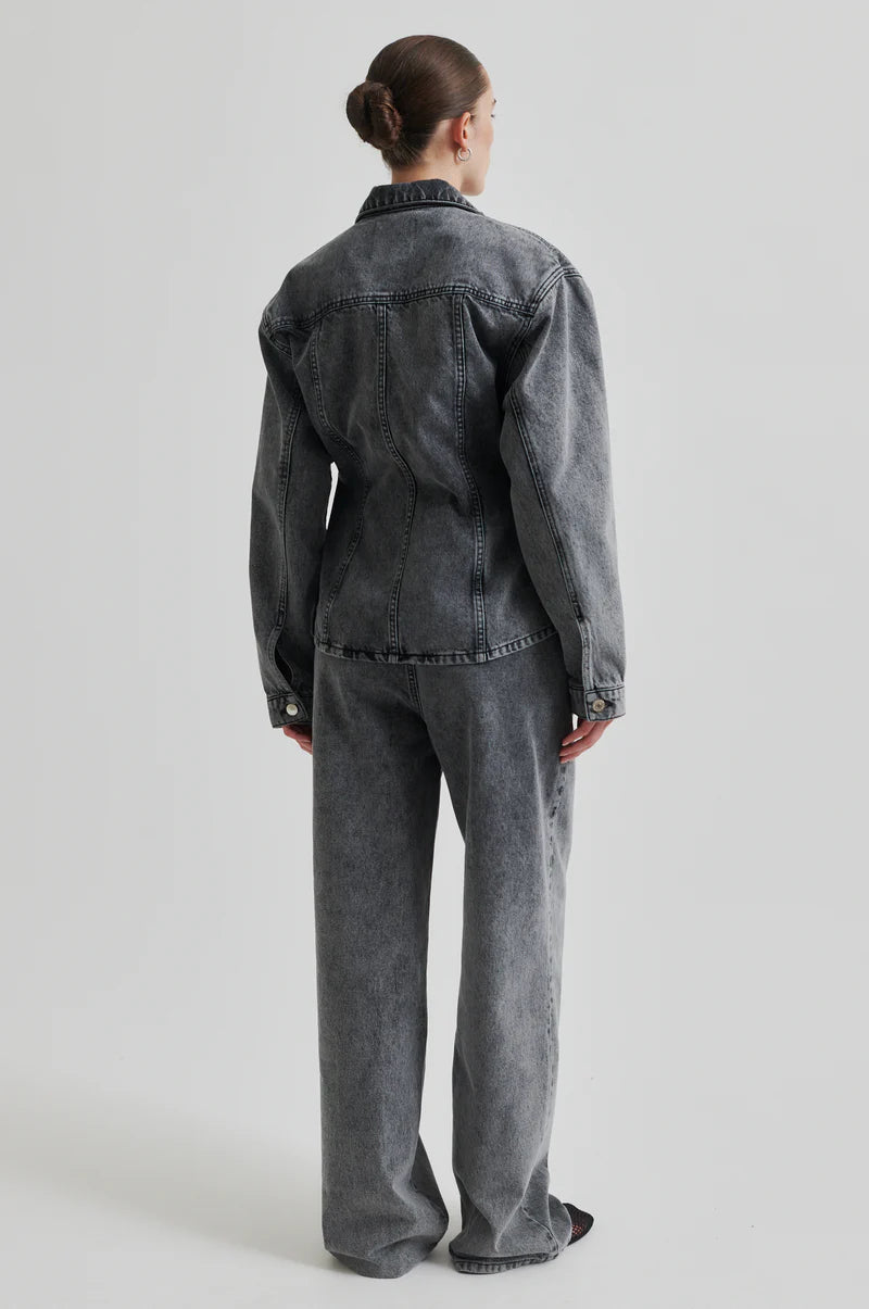 Grey Denim Jeans and Denim Set