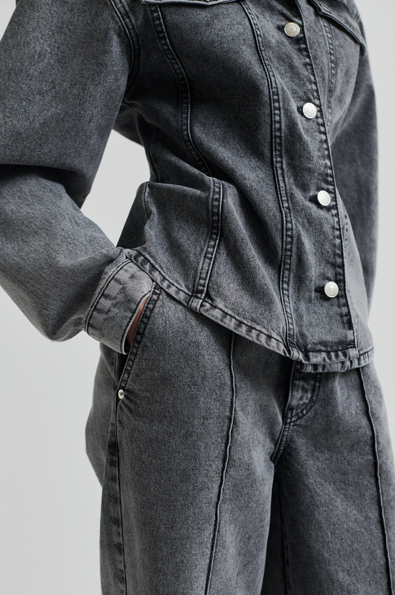 Grey Denim Jeans and Denim Set