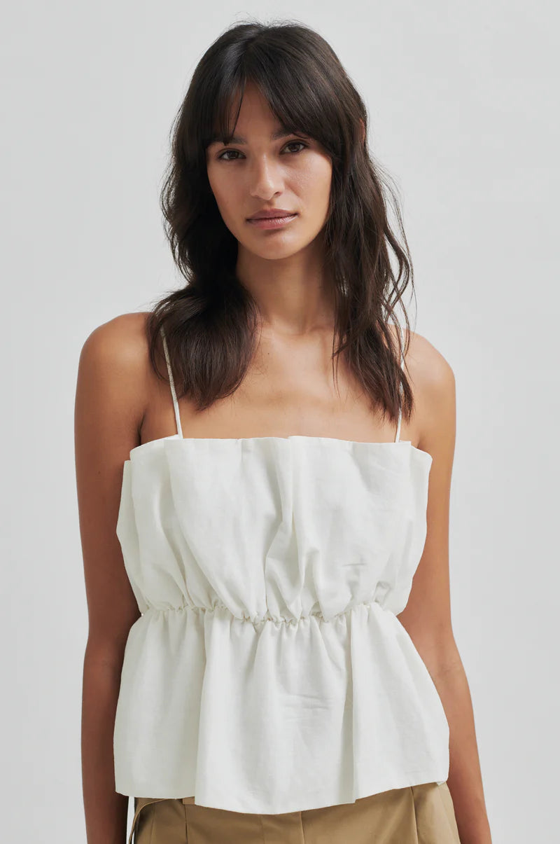 Thin Stappy White Top