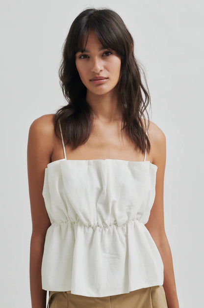 Thin Stappy White Top