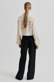 Long Sleeve Shirt with Floral Details
