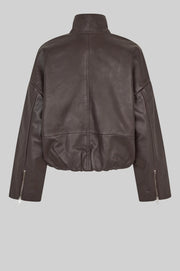 Leather Bomber Jacket
