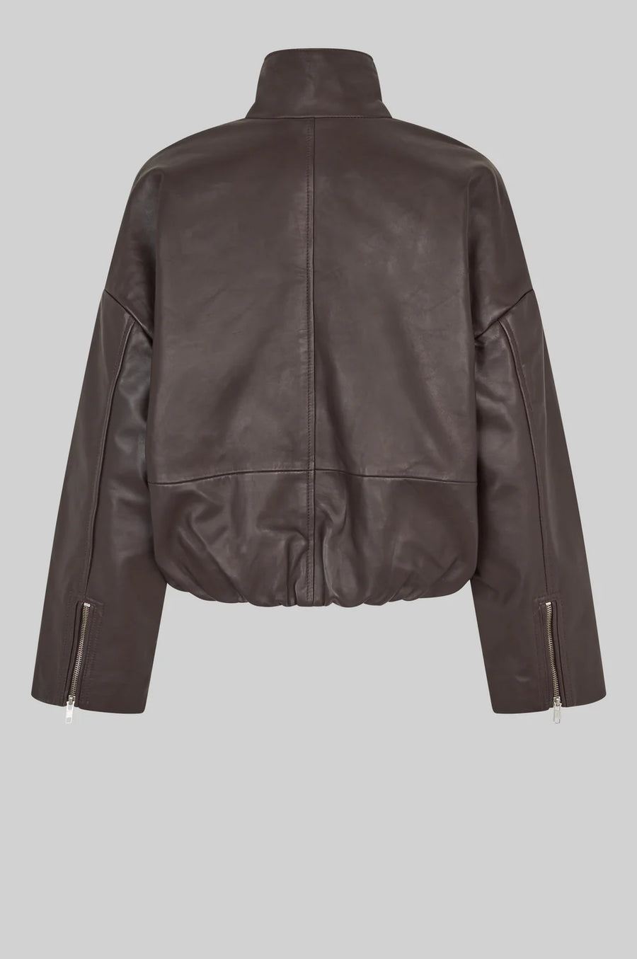 Leather Bomber Jacket