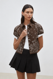 Luz Short Bandana Blouse