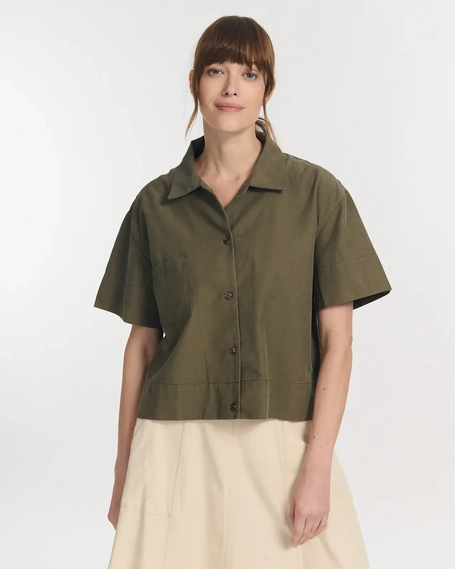 Short Sleeved Button Shirt
