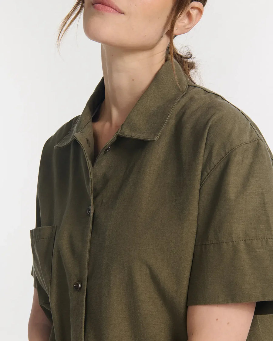 Short Sleeved Button Shirt