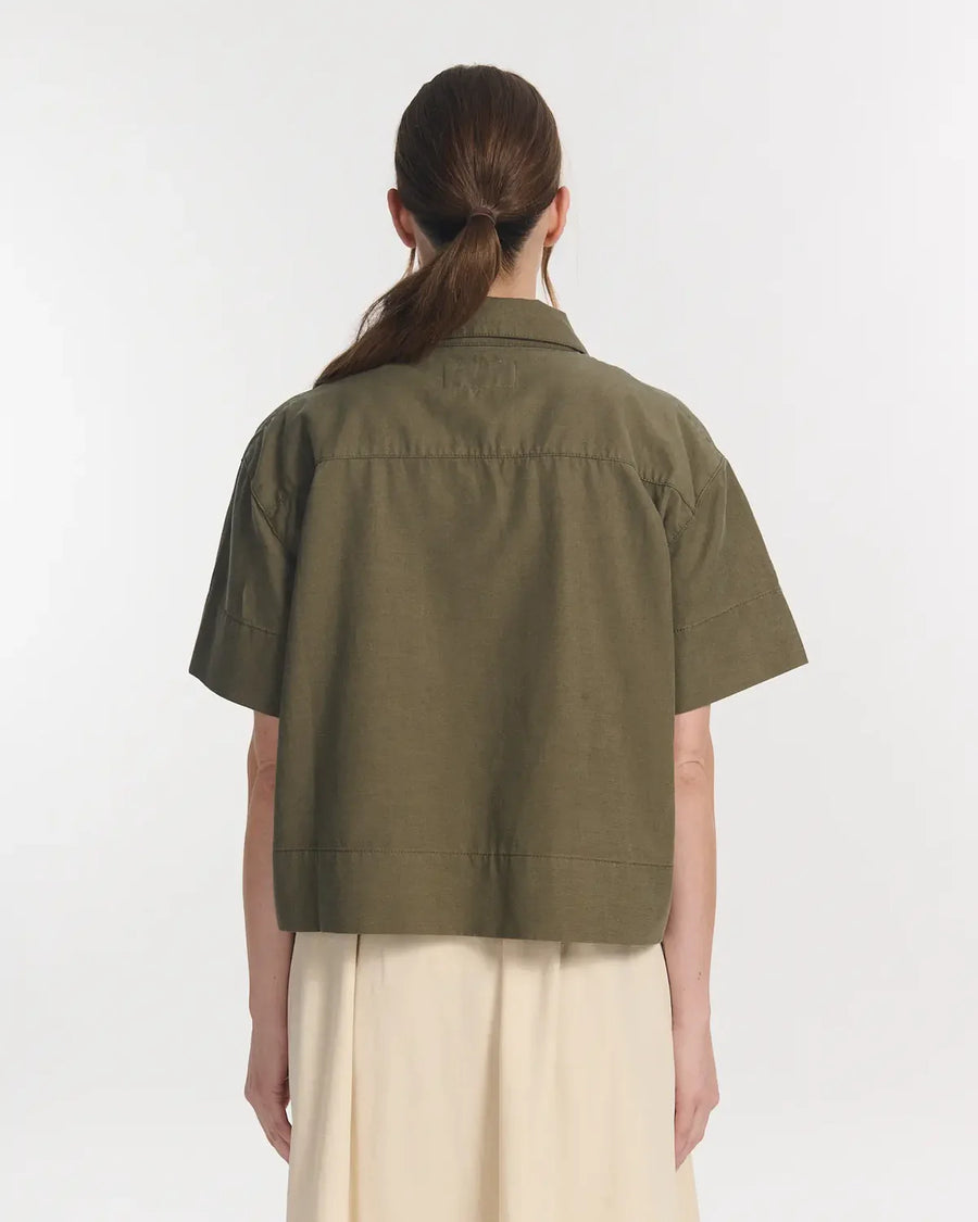 Short Sleeved Button Shirt