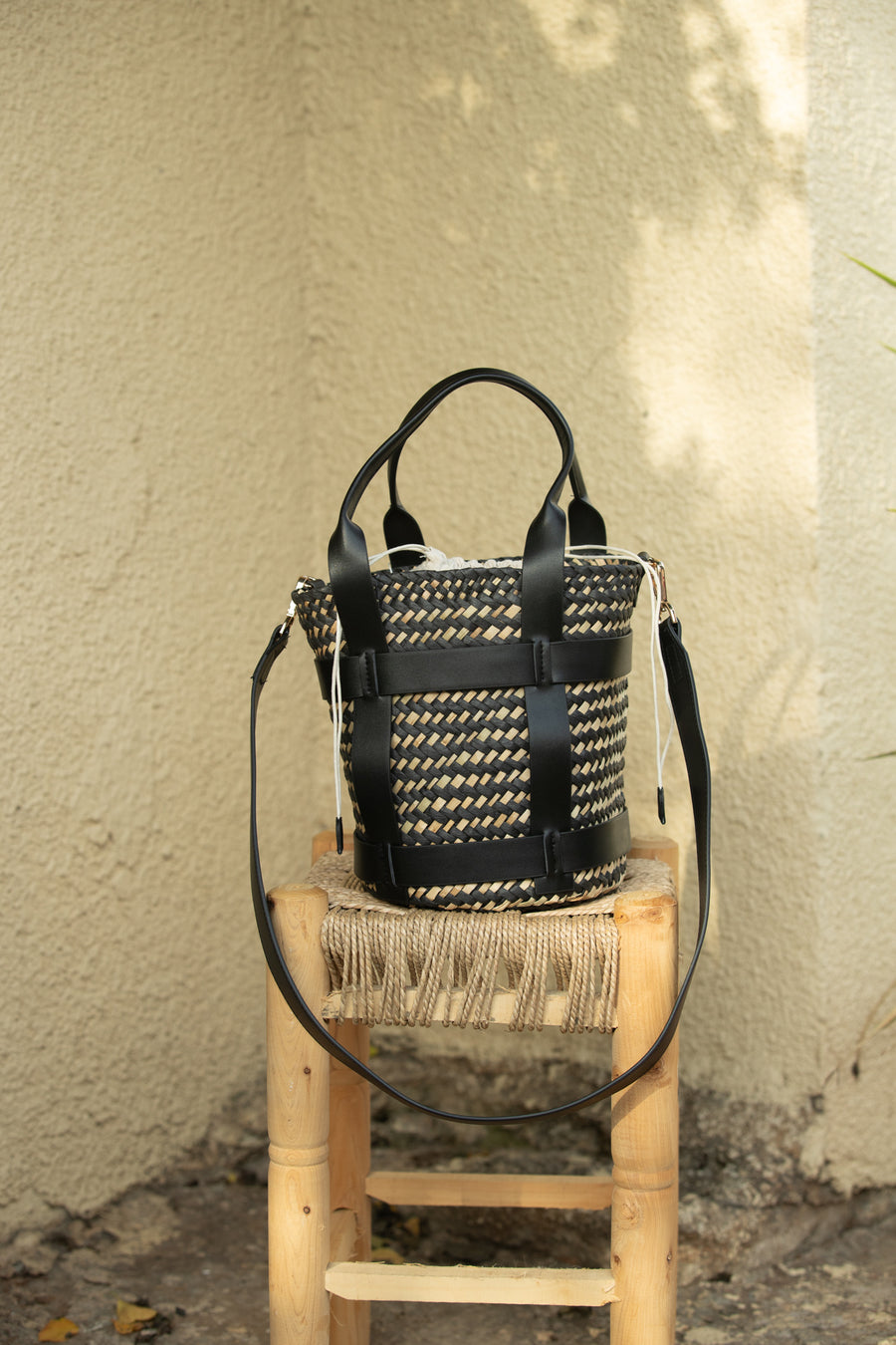 Woven Bucket Bag