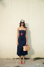 Strapless Denim Dress