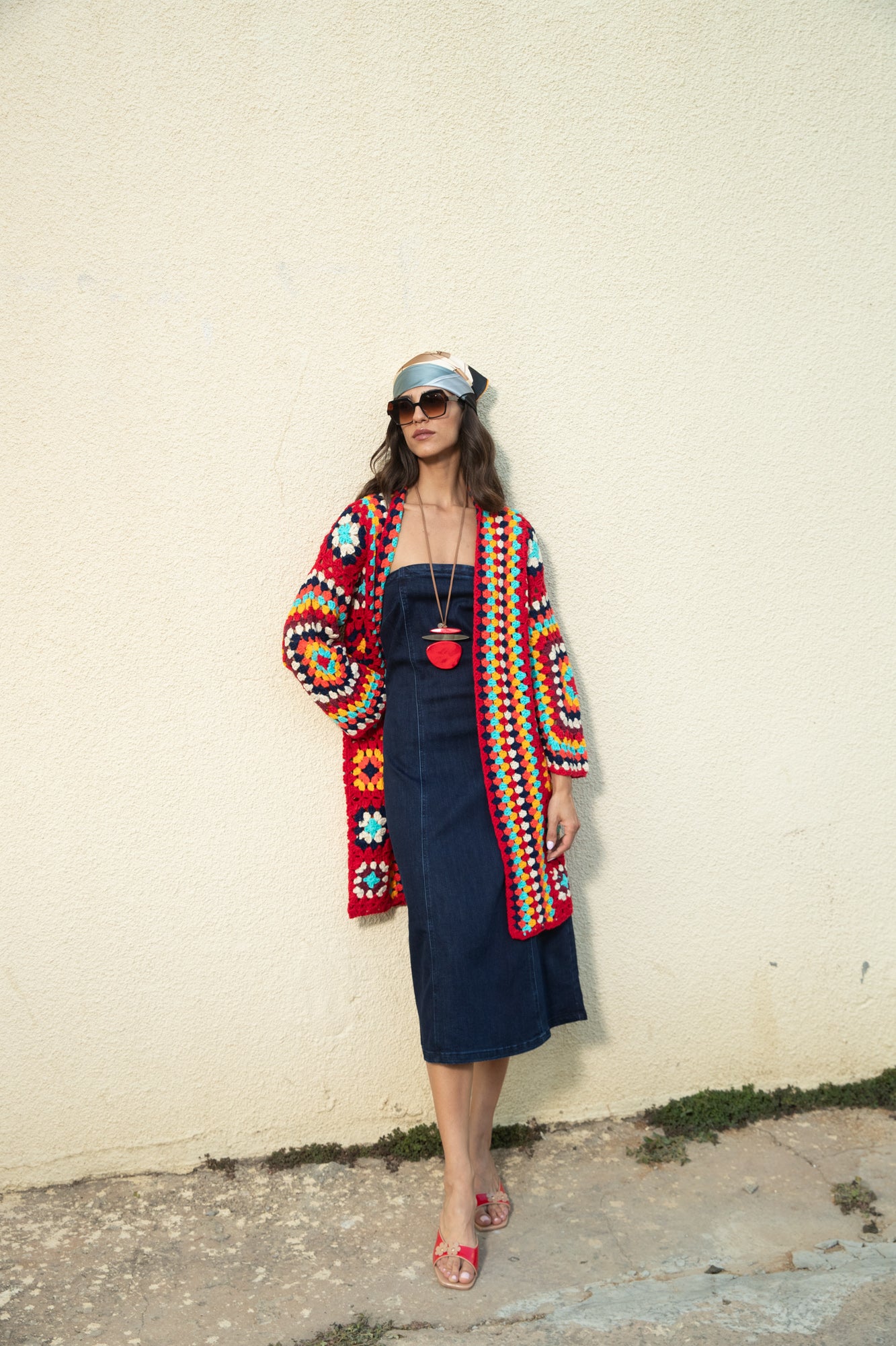 Crochet Knit Cardigan