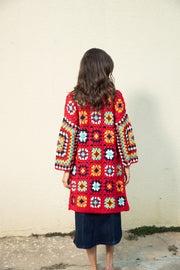 Crochet Knit Cardigan