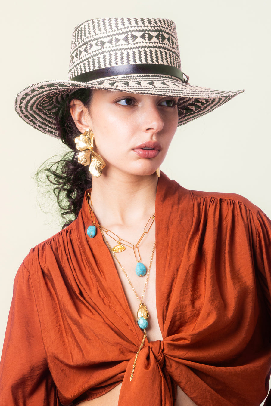 Flower Statement Earrings
