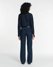 Straight Cut Denim Pants