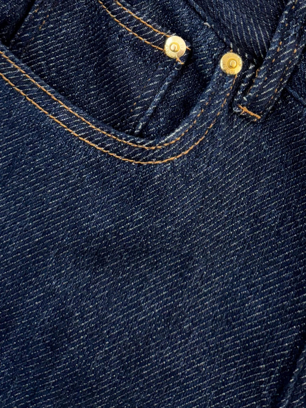 Straight Cut Denim Pants