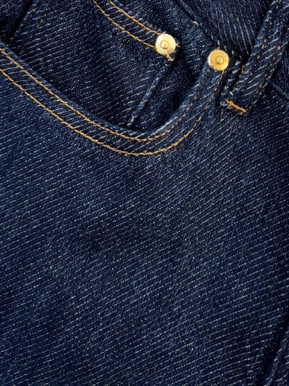 Straight Cut Denim Pants
