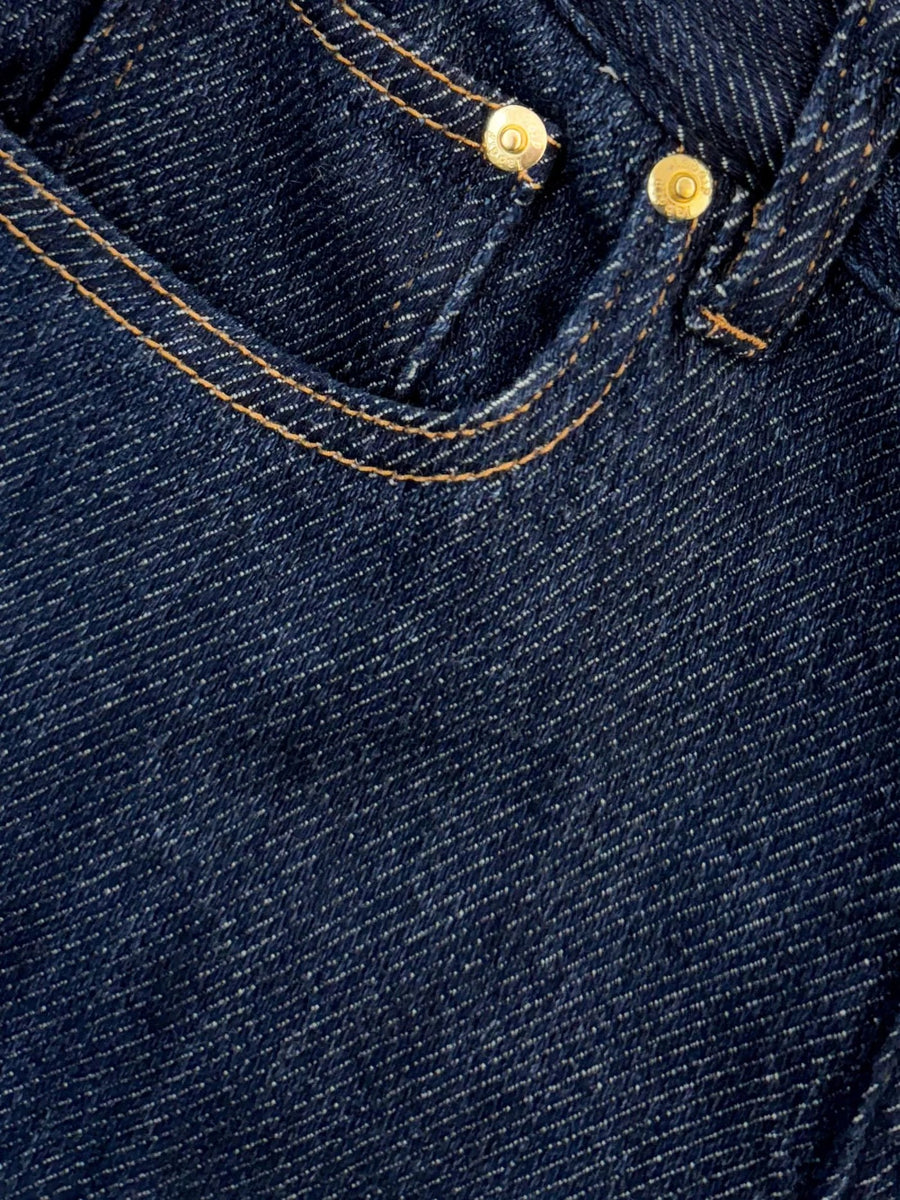 Straight Cut Denim Pants