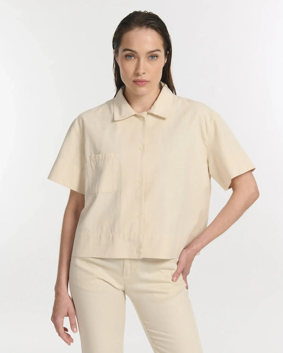 Short Sleeved Button Shirt