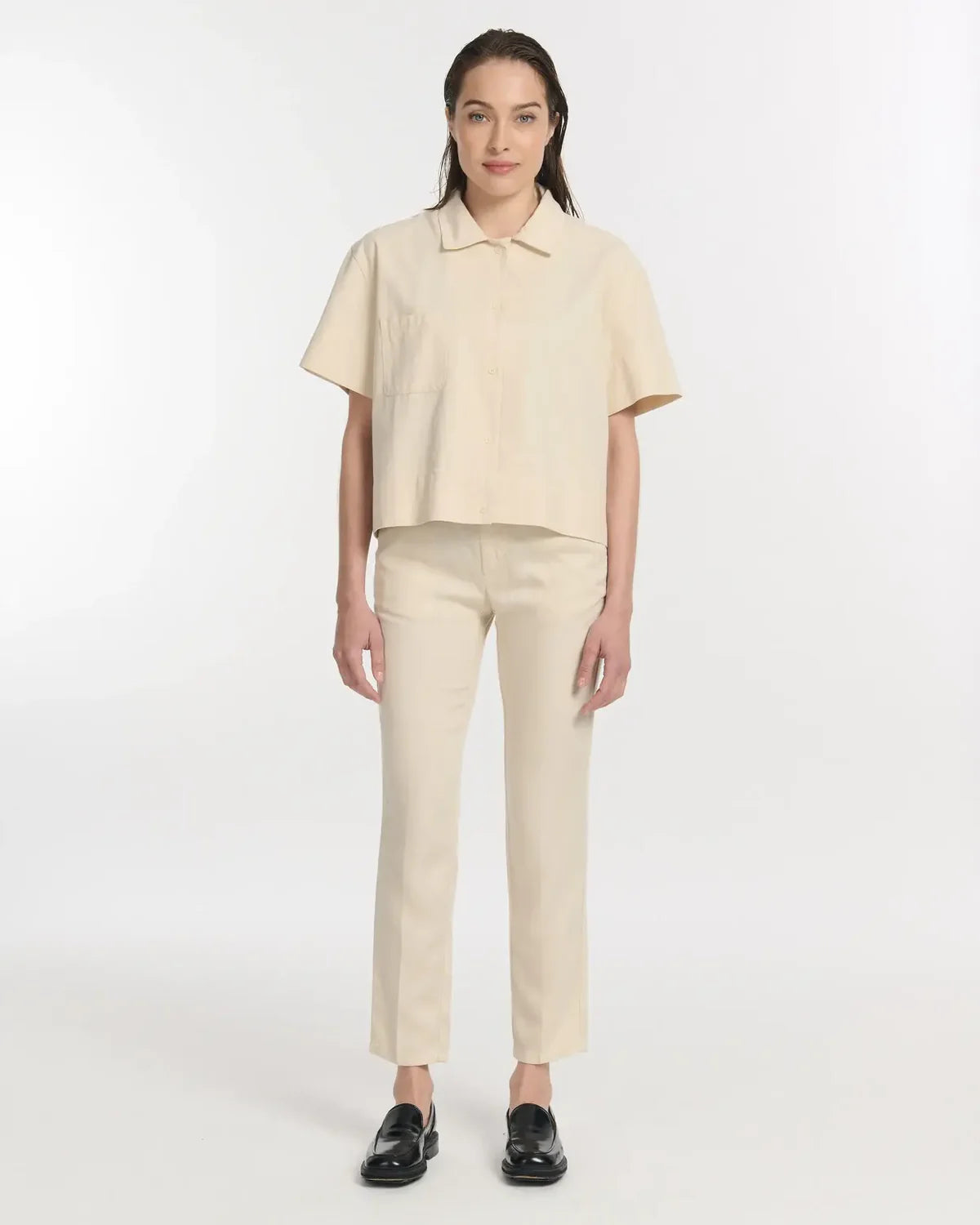 Short Sleeved Button Shirt