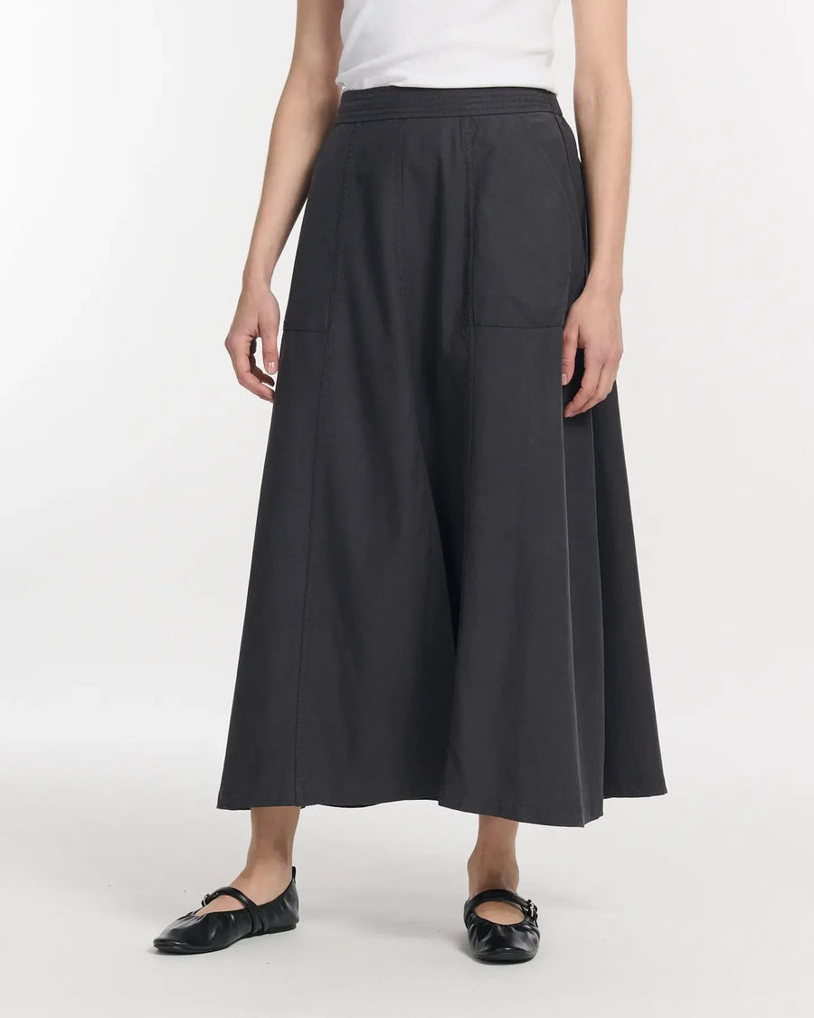 Long Flared Skirt