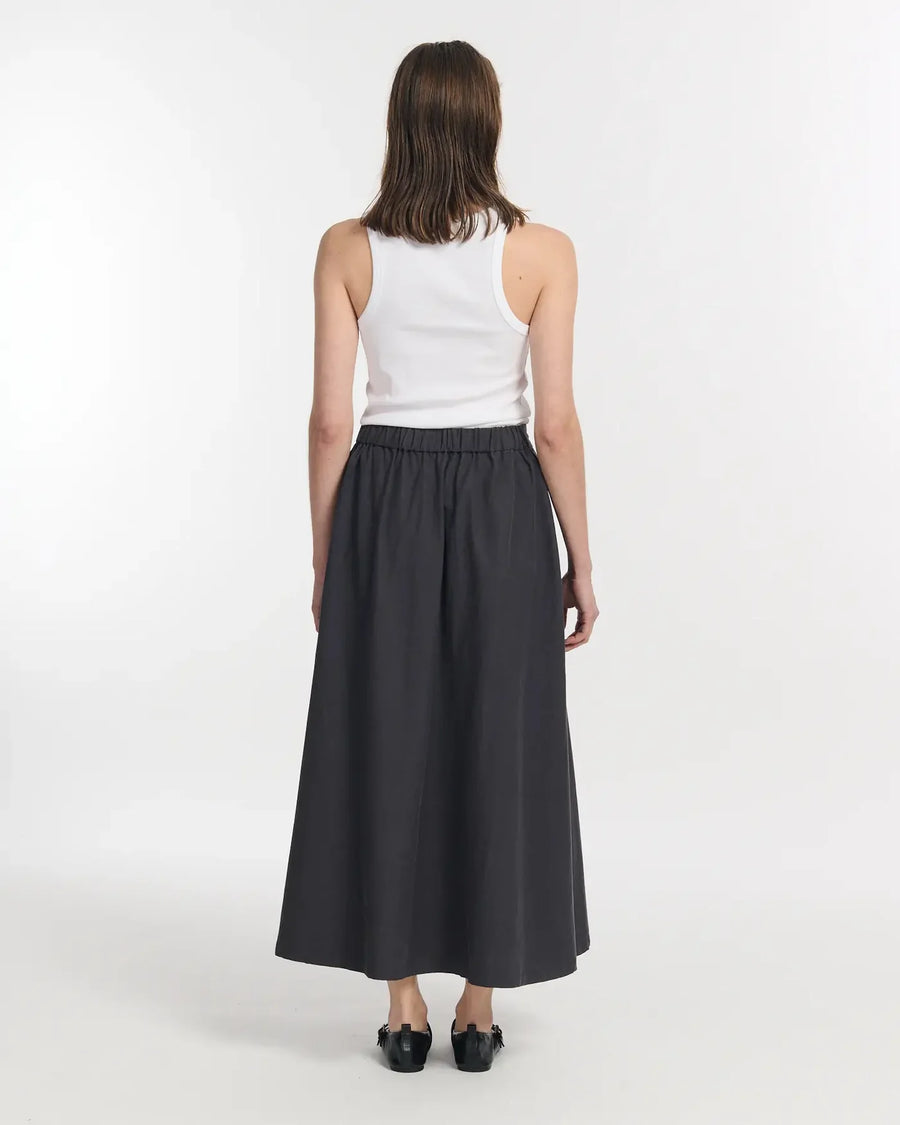 Long Flared Skirt