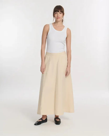 Long Flared Skirt