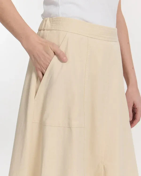 Long Flared Skirt