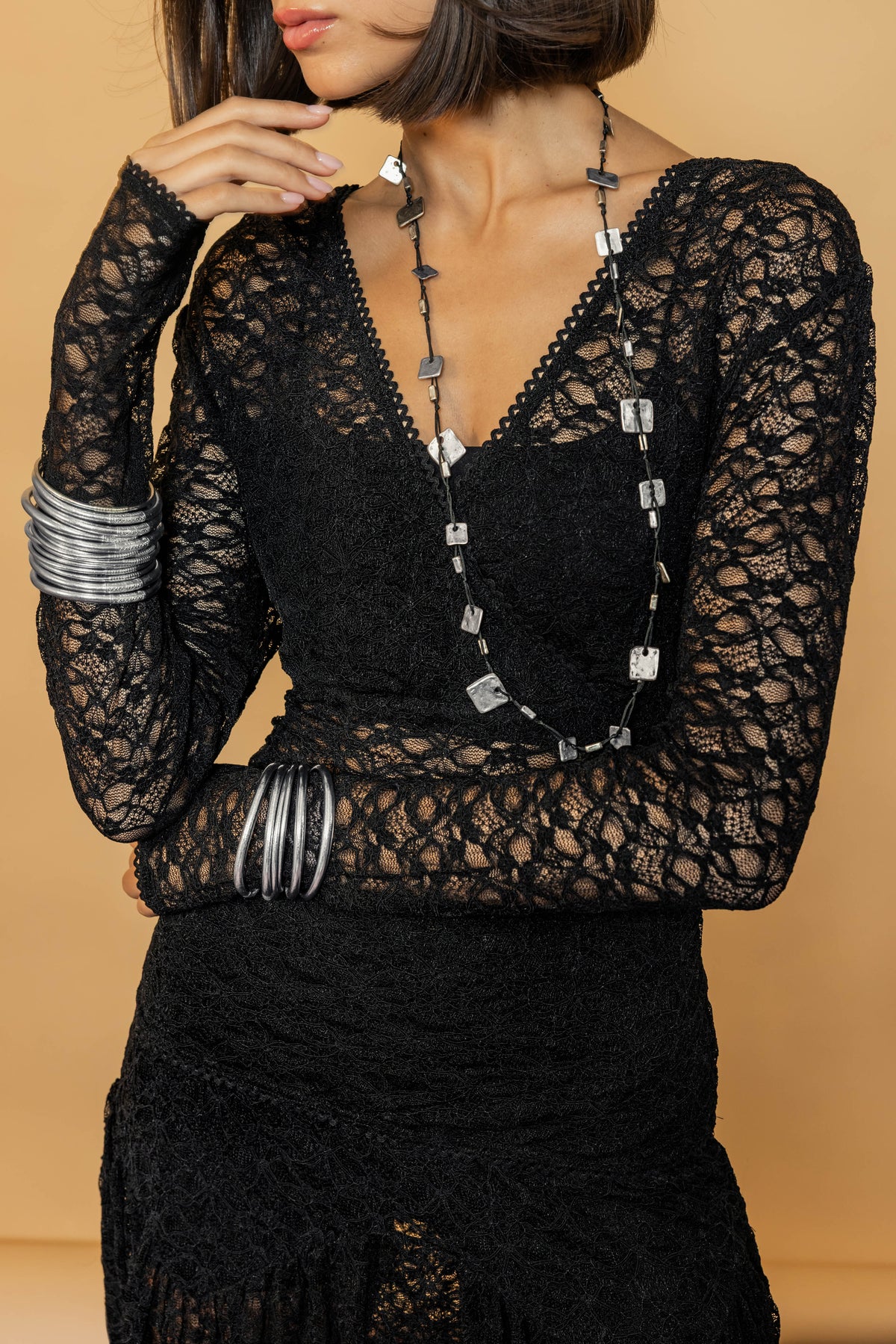 Sheer Lace Skirt